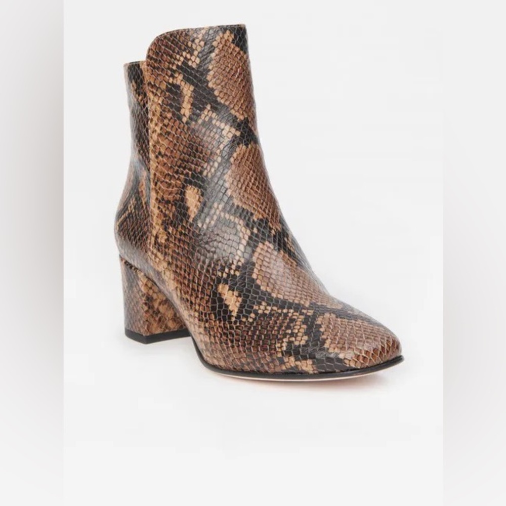 J. McLaughlin Aida snake bootie 8 worn once